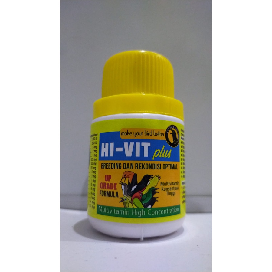 Hi VIT HI-VIT NUTRIBIRD MULTIVITAMIN TINGGI UNTUK BREEDING TERNAK SEGALA MACAM JENIS BURUNG