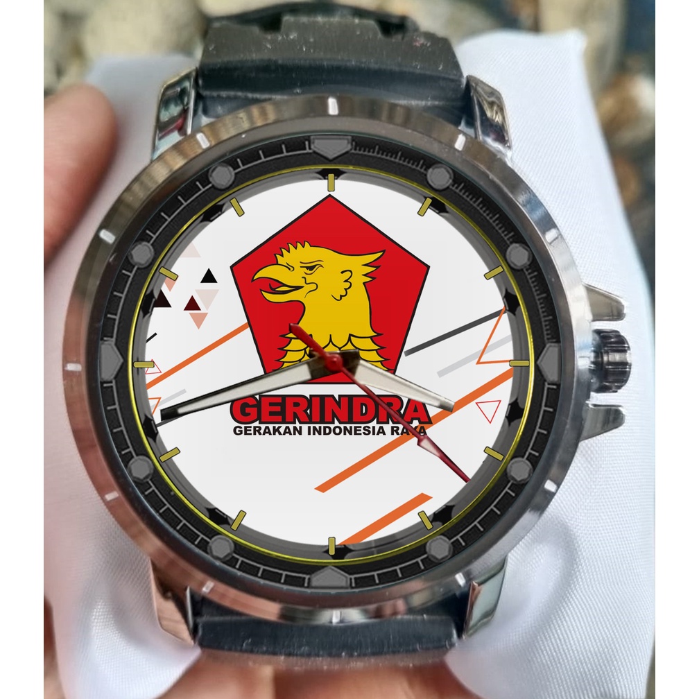 JAM TANGAN CUSTOM PARTAI GERINDRA