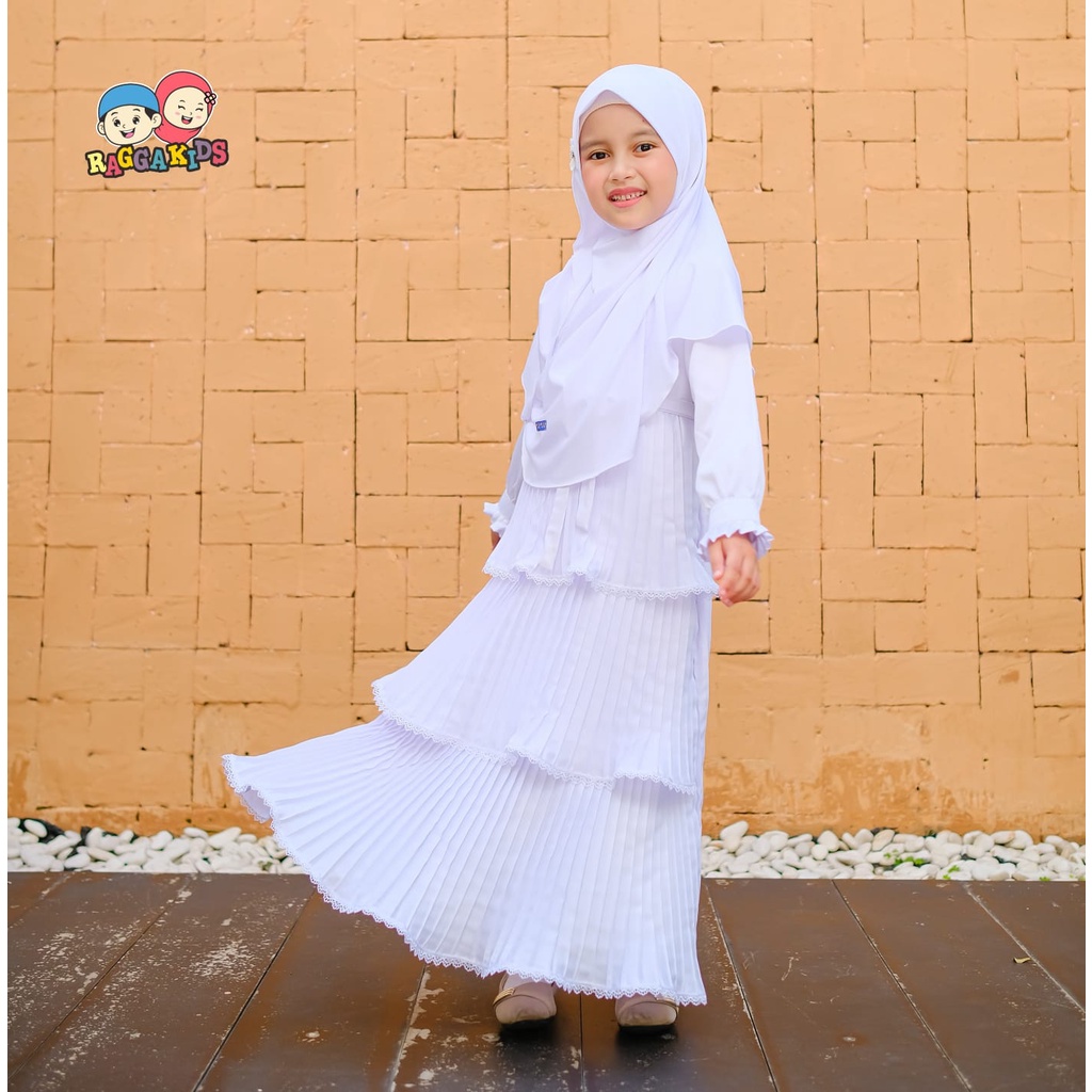 PAKAIAN GAMIS ANAK PEREMPUAN REMAJA TANGGUNG COUPLE PEREMPUAN MUSLIM TERBARU 2023 NYAMAN BRANDED RAGGAKIDS RG 48 Id ul Fitri Series