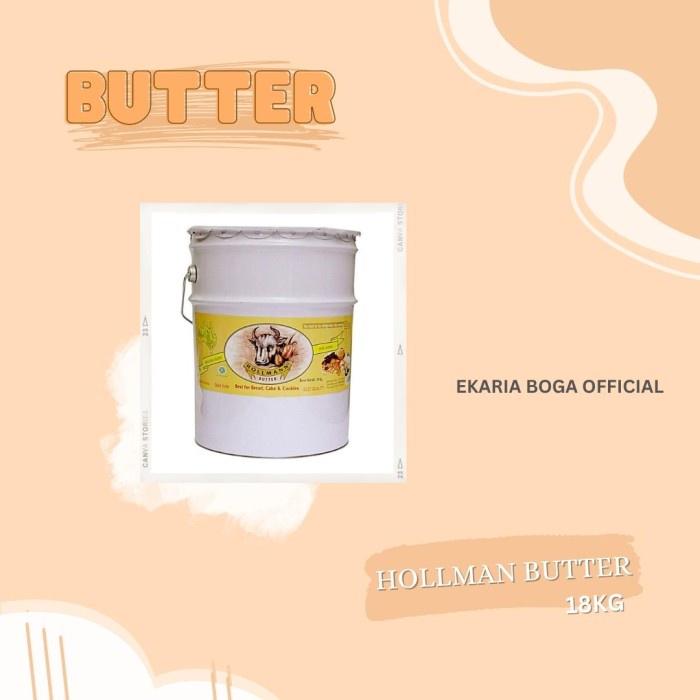 

BUTTER | MENTEGA | MARGARINE | HOLLMANN BUTTER | REPACK 100GR