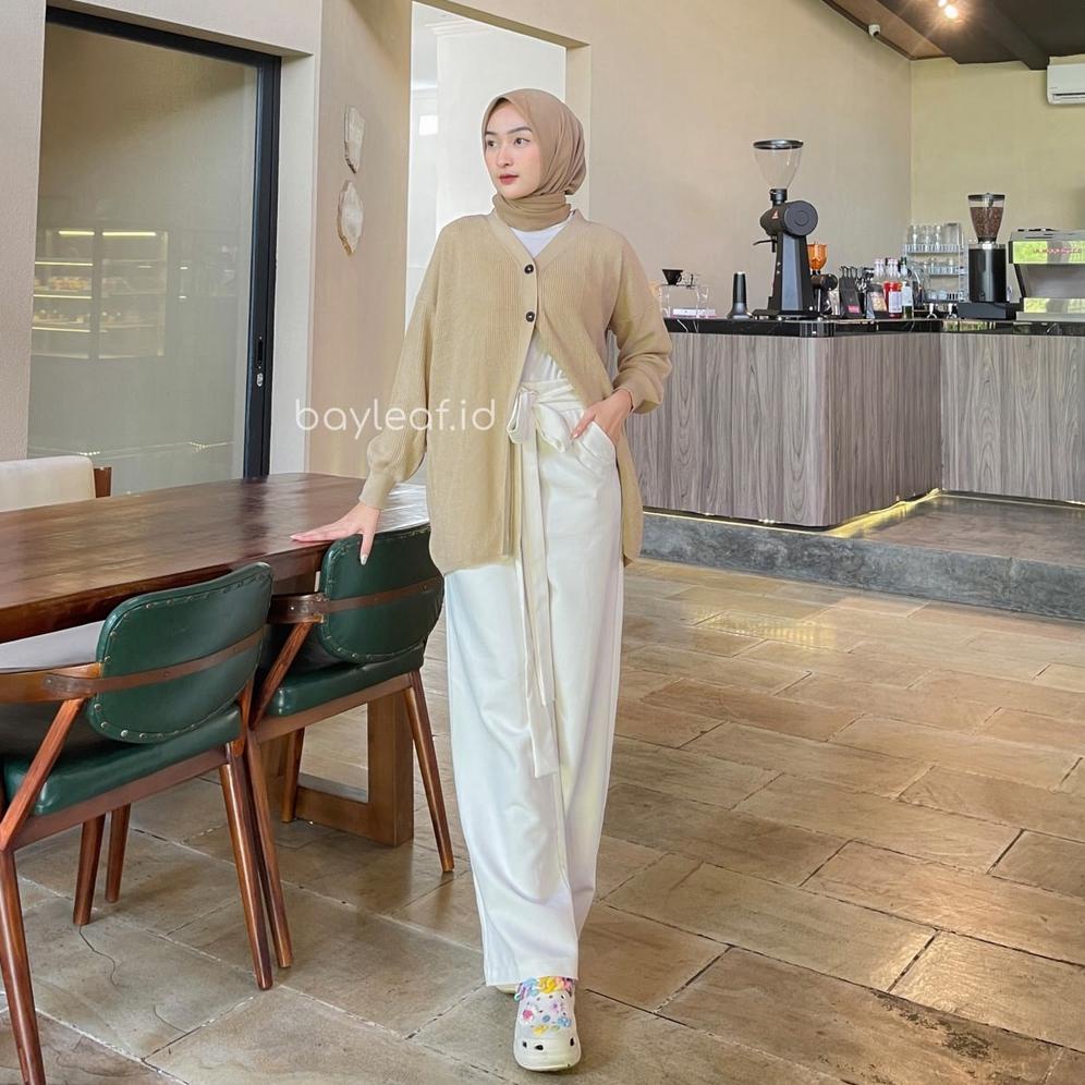 BISA COD Bayleaf.id Leta Knit Long Cardi terlaris