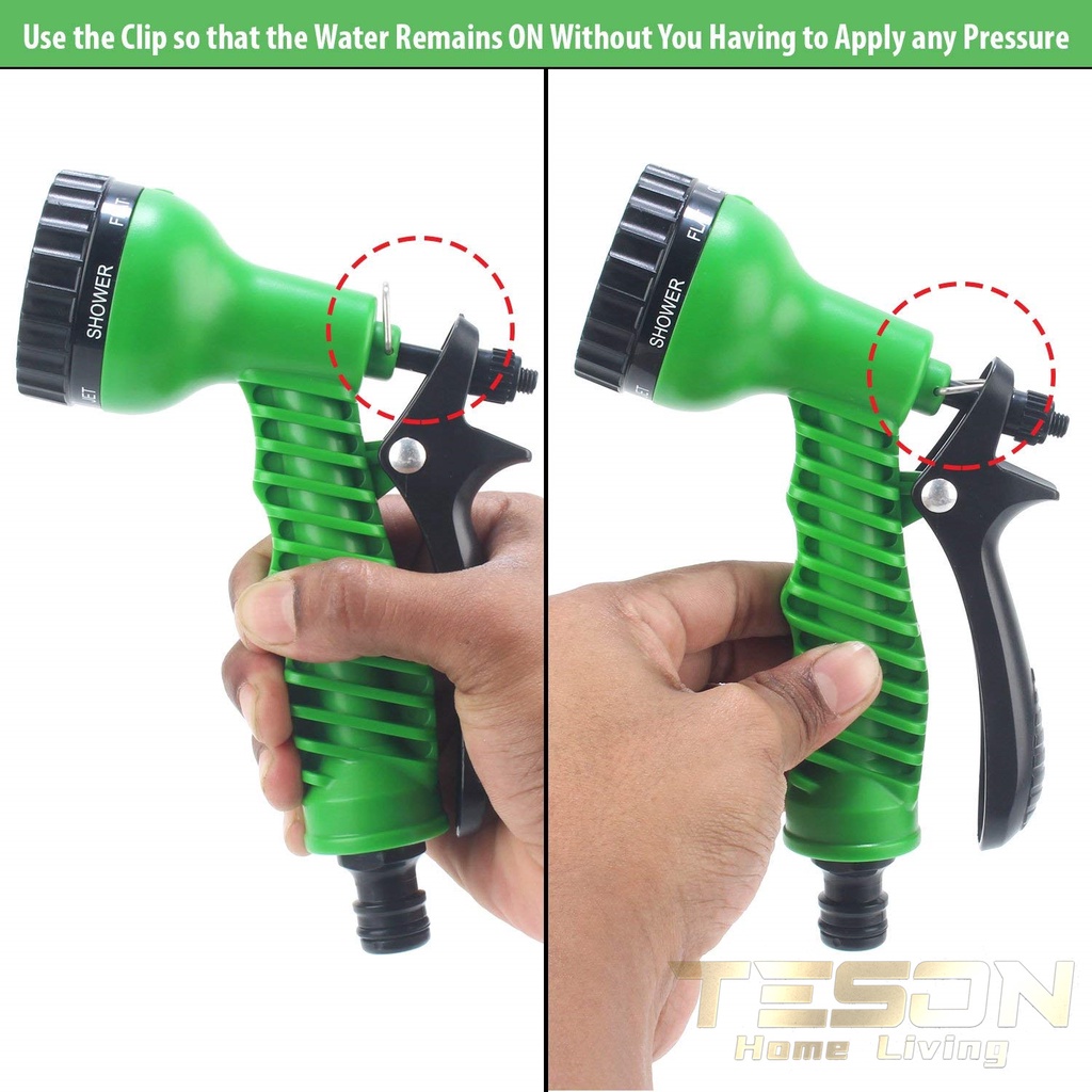 Semprotan Air 7 Posisi Taman Cuci Mobil Motor Sprayer Gun Hose Nozzle