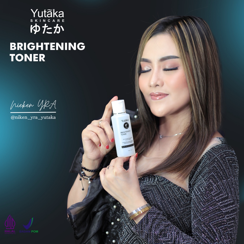 TONER SKINCARE YUTAKA BPOM HALAL/TONER YUTAKA ORIGINAL/ YUTAKA TONER GLOWING