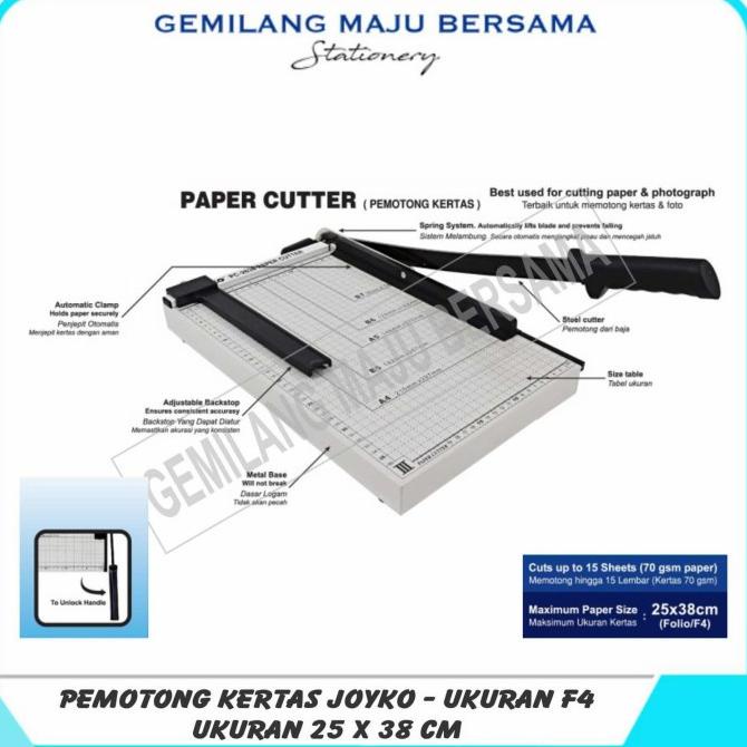 

Pemotong Kertas / Paper Cutter Joyko PC-2638 (F4) JUAL