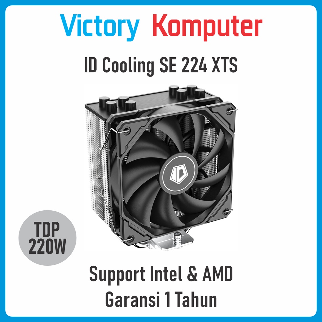 IDCooling SE 224 XTS CPU Cooler (Intel/AMD) LGA 1700 1200 115x AM5 AM4 ID-Cooling ID Cooling HSF Tow