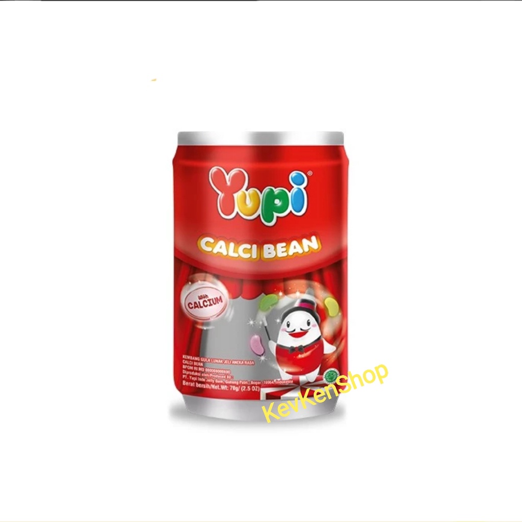 

YUPI Original Calci Bean Botol 70 gram