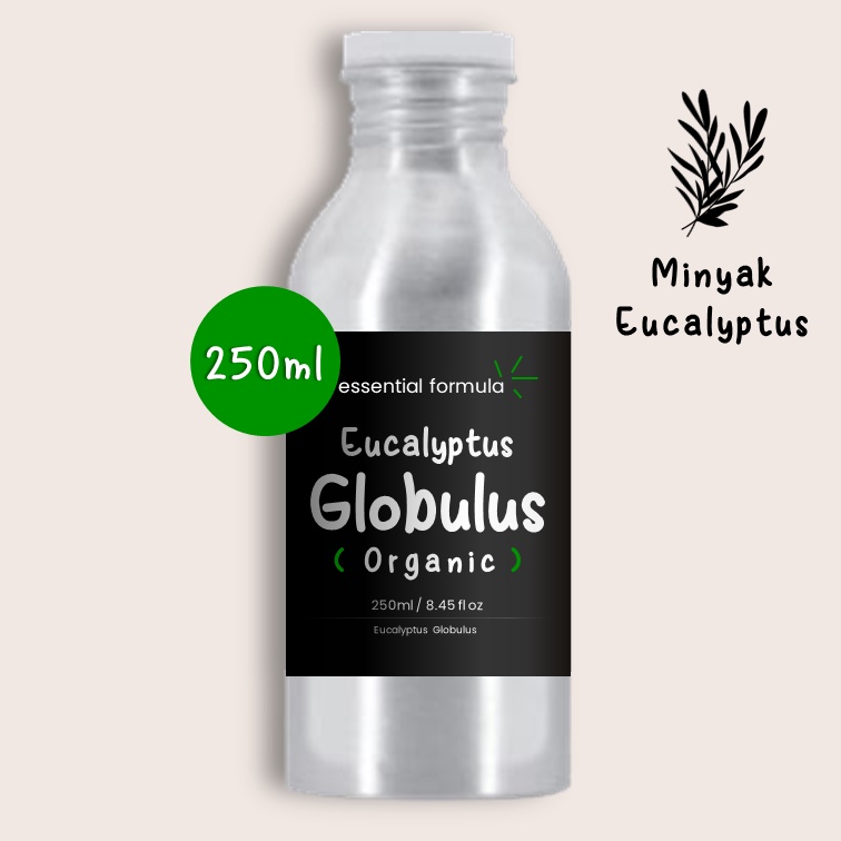 250ML Organic Eucalyptus Globulus Essential Oil Minyak Eukaliptus Murni 100%