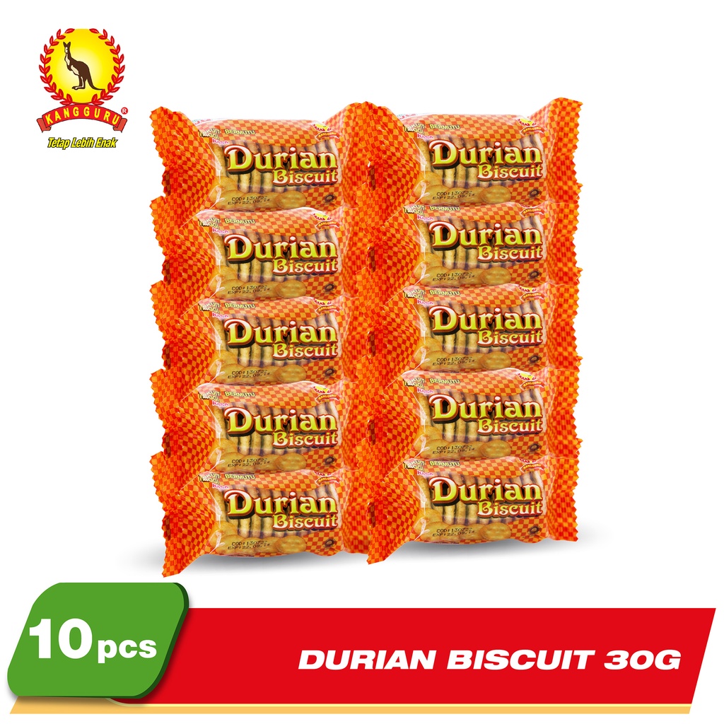

Kangguru Durian Biscuits - 10 Pack