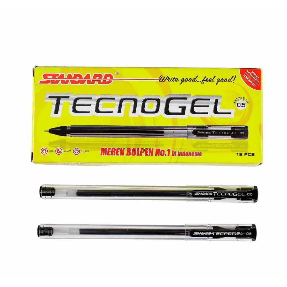 Standard Pen - Tecnogel 0.5 ( Pulpen, Pena, Ballpoint ) / Per Lusin