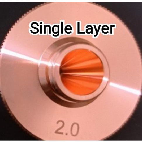 

.........] Nozzle Fiber Laser Cutting D28 mm Single dan Double layer - Single Lay