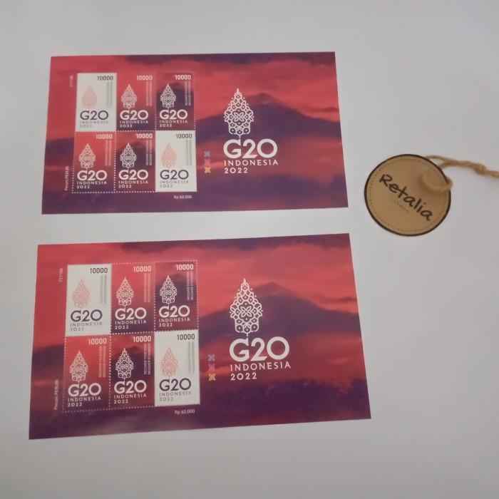 

Terlaris Full Sheet Perangko G20 Indonesia 2022