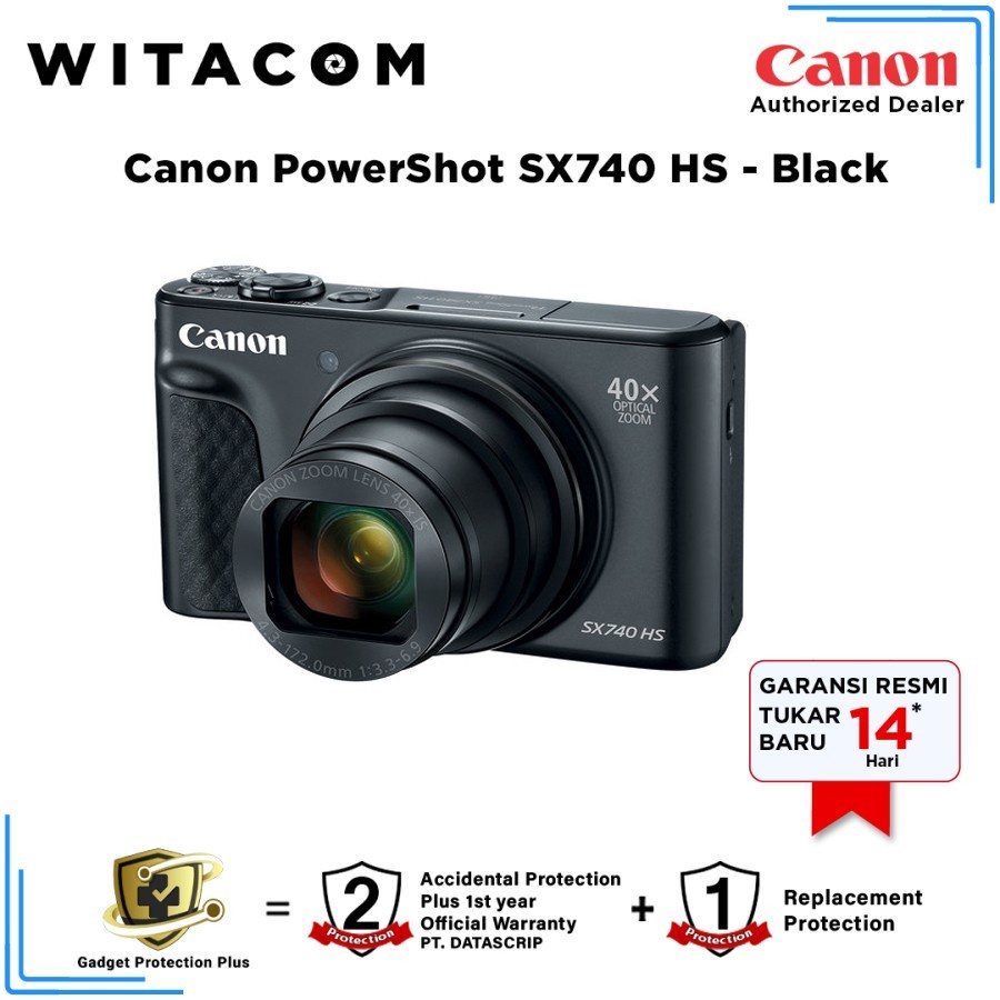Canon PowerShot SX740 HS / SX-740 / SX 740 - Black