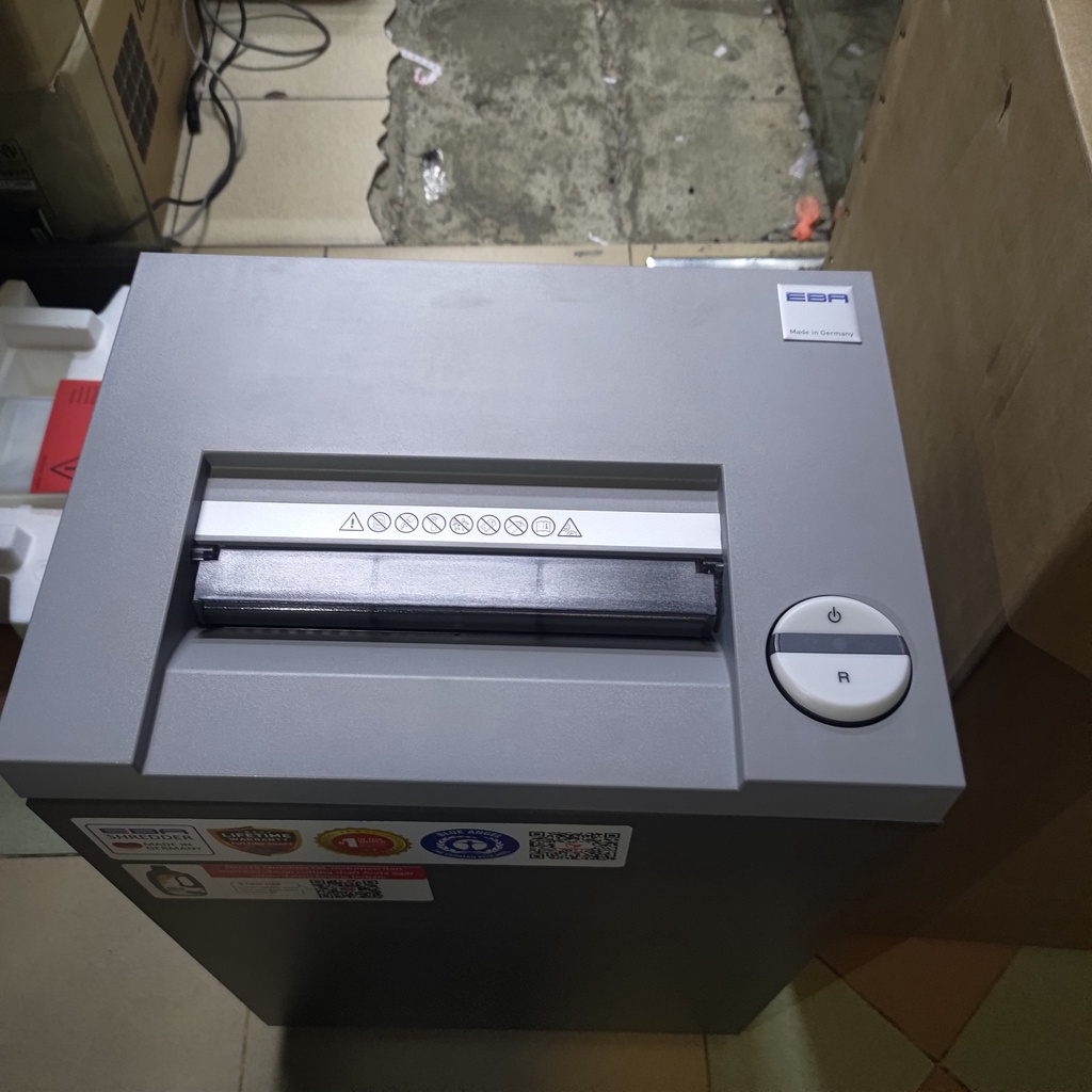 EBA Paper Shredder 1624 Germany Mesin Penghancur Kertas Cut Jerman