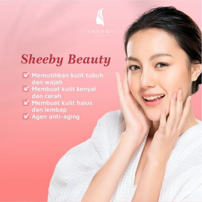 COD Sheeby Beauty Serbuk Collagen Minuman Collagen Pemutih Badan