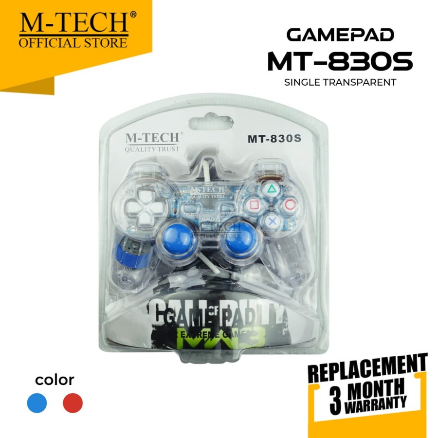 Joystick / Gamepad / Stick Transparan Laptop PC Single Analog USB