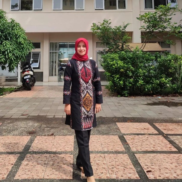Terlaris Baju Tenun Wanita Baju Tenun Jepara Tunik Tenun