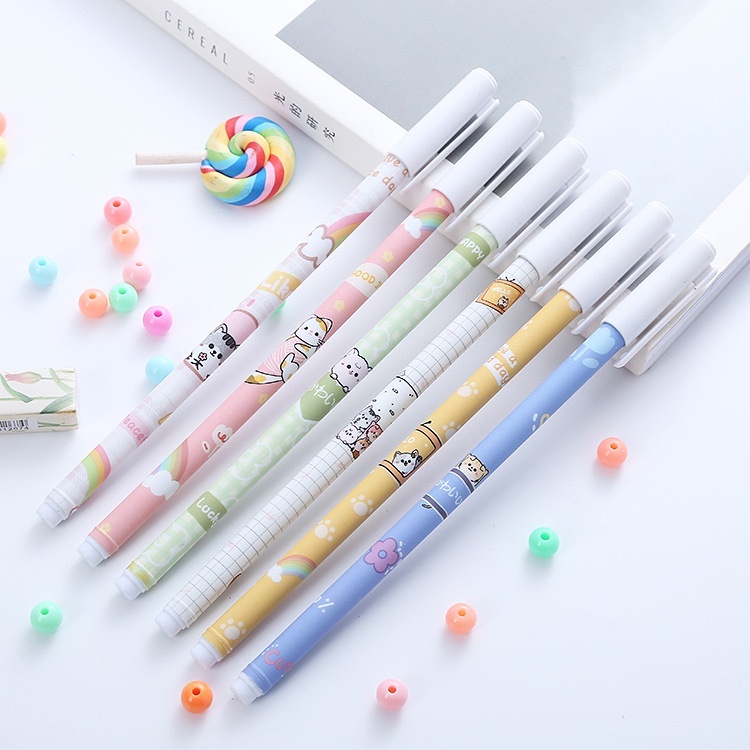Pulpen bisa dihapus Pen gel hapus Pulpen Sekolah Magic Pen