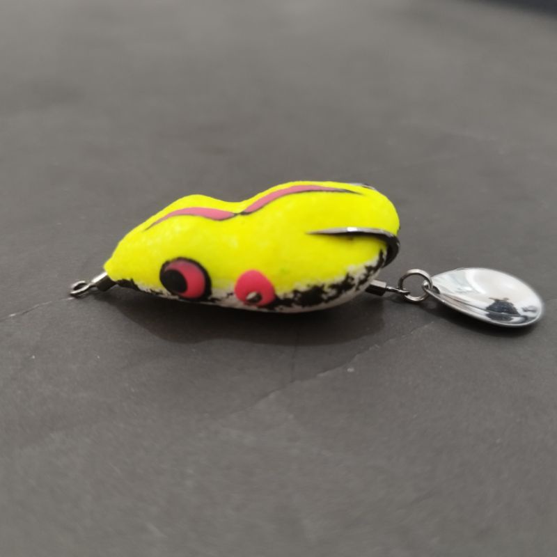 SOFT FROG UNIK BIGOS LURE I UMPAN CASTING IKAN GABUS DAN TOMAN I A FISHING