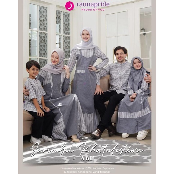 Sarimbit Keluarga Rauna 11 KHATULISTIWA ABU - Couple Family Lebaran 20