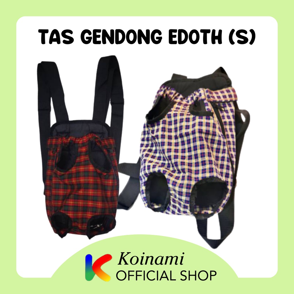 TAS GENDONG S / edoth / pet / kucing anjing / puppy / kitten / cat dog / acc / tas hewan