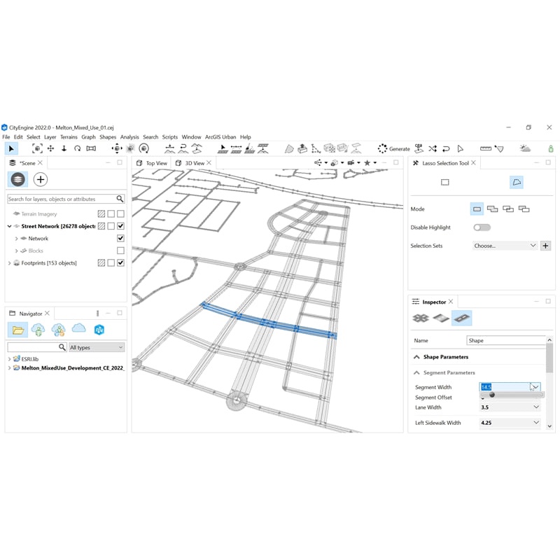 Esri ArcGIS CityEngine 2022 Full Version Lisensi Lifetime Software 3D Sipil 3D Visualization &amp; Analytics