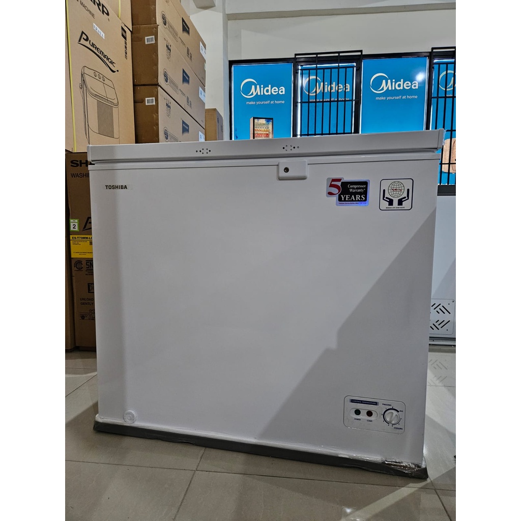 TOSHIBA CHEST FREEZER CR-A258I / CRA258I / CRA-258i - Ukuran 192 Liter