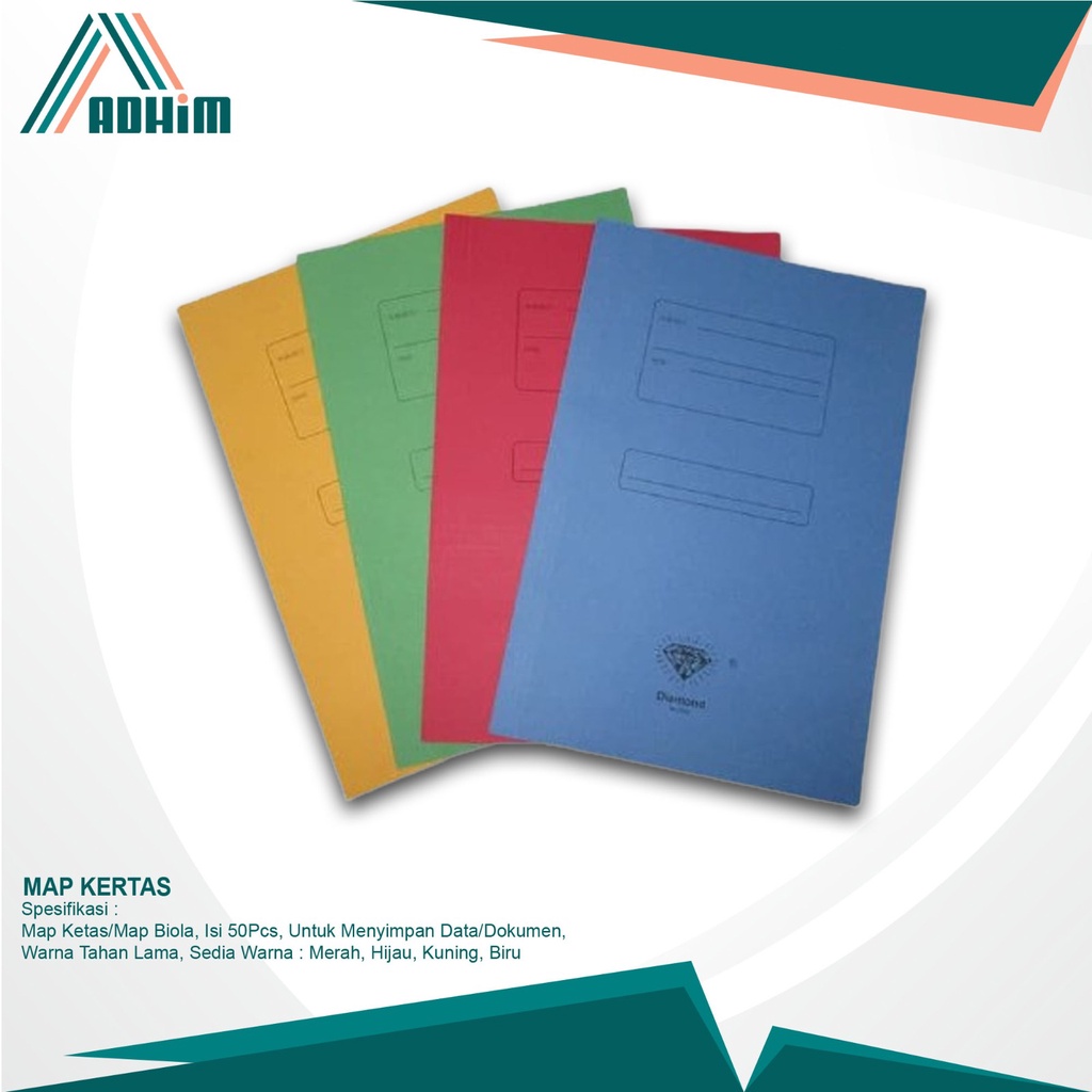Map Dokumen / Map Kertas / Map Biola Ukuran F4