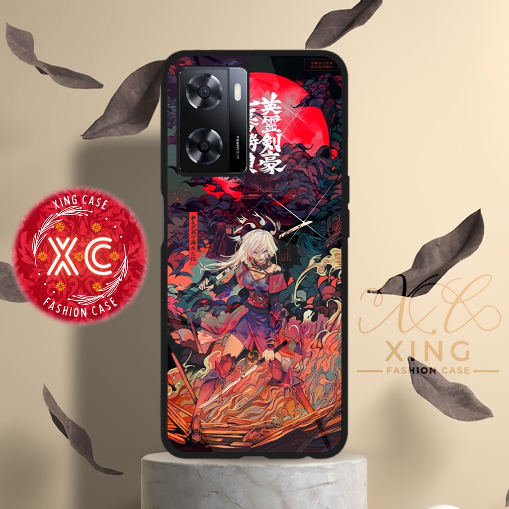 |EZ12| XING CASE OPPO A57 A77 A77S 4G GLOSSY KILAU EFEK KACA | CASE HP CUSTOM SOFTCASE HARDCASE | CA