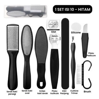 Alat Set Perawatan Kaki Pedicure Pedikur Parut Amplas Kaki Foot Care