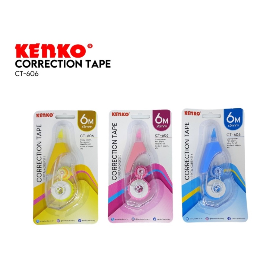 Correction Tape / Pita Koreksi Kenko CT-606