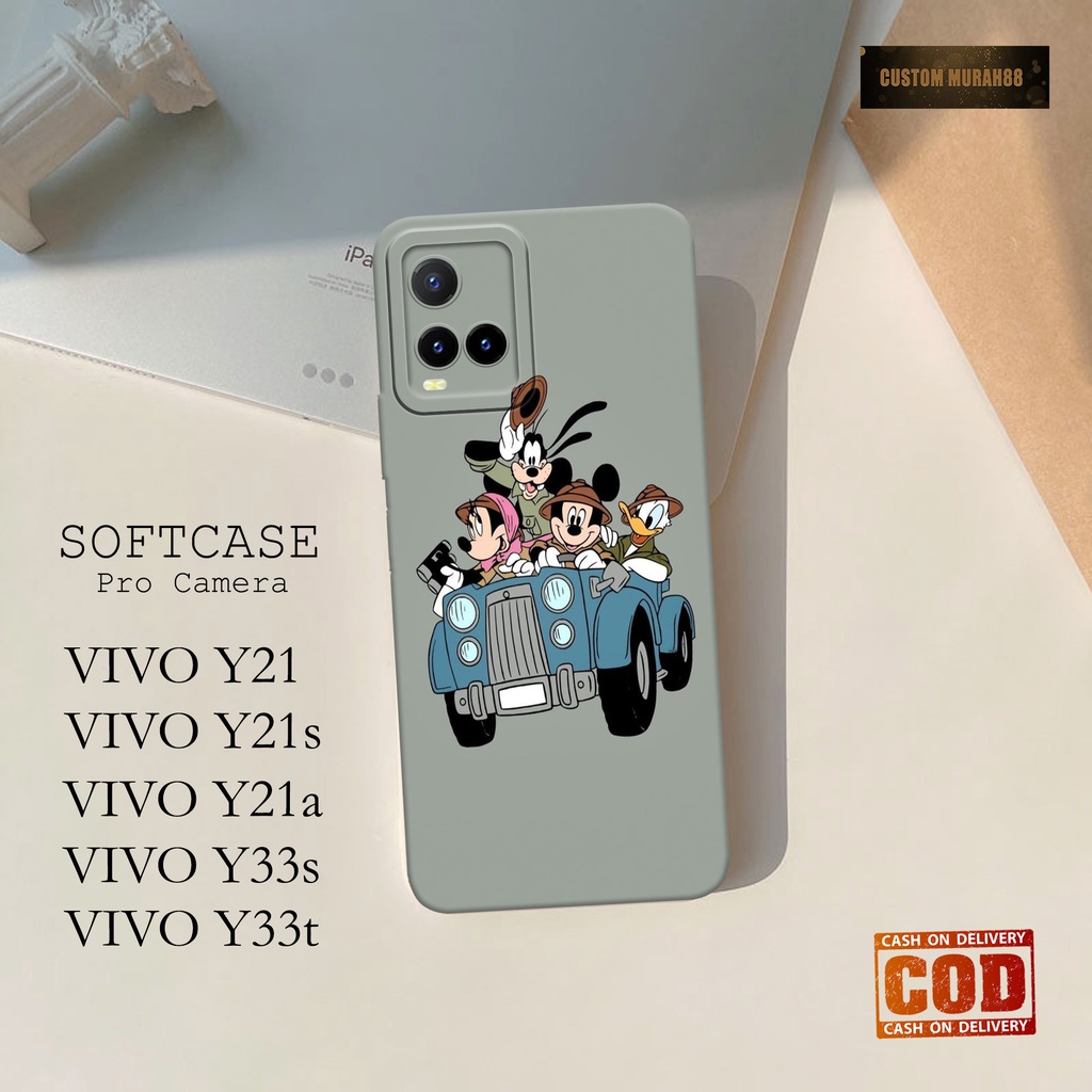 Case Hp Vivo Y21 / Y21s / Y21a / Y33s / Y33t Terbaru - Fashion Case KARTUN - Casing Hp Vivo Y21/Vivo