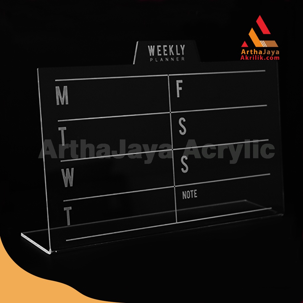 

Monthly Planner Akrilik Jadwal / Weekly Planner / Akrilik Menu