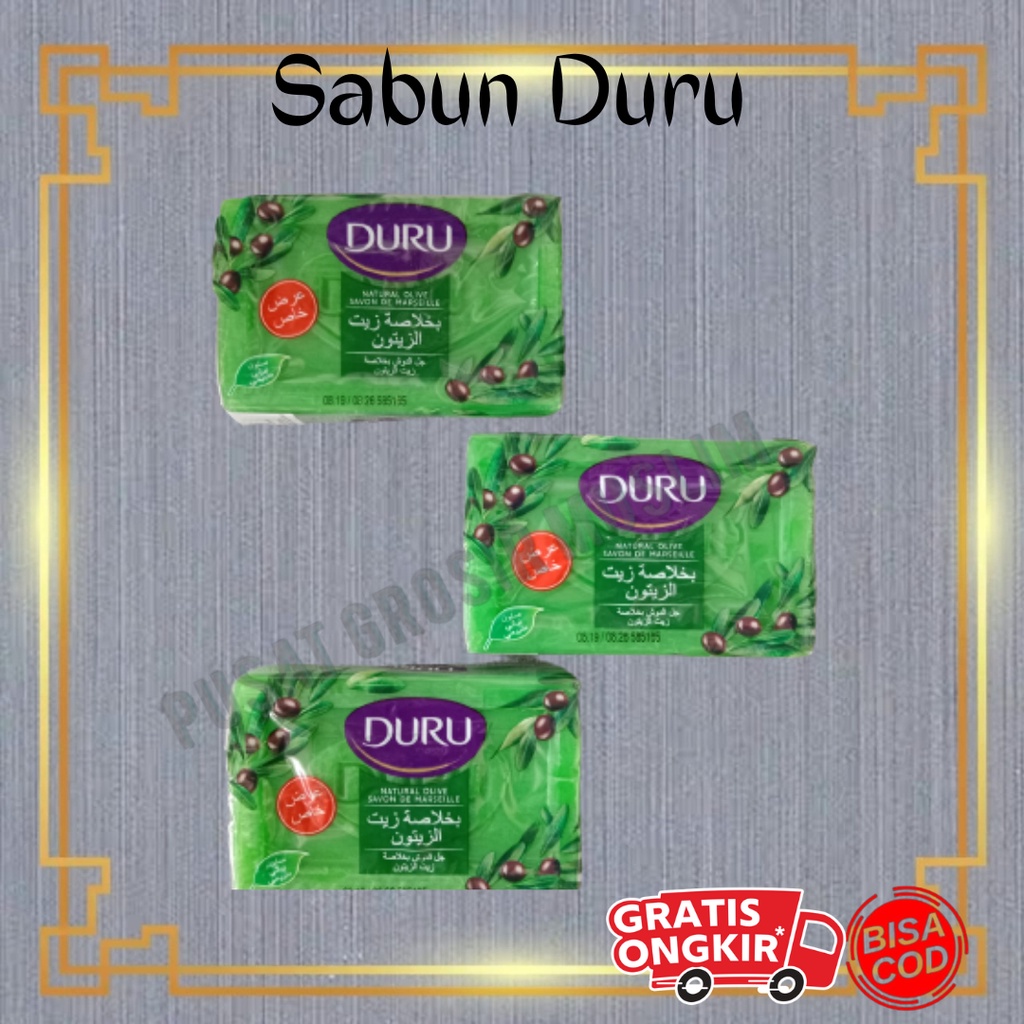 Sabun Duru Natural Olive Savon De Marseille / Sabun Duru Zaitun Olive Oil 160gr