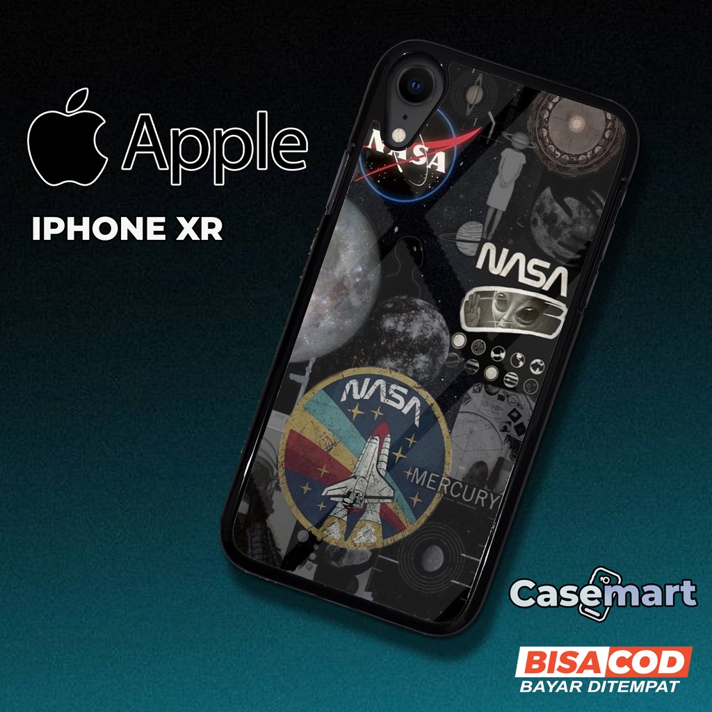 Case Iphone XR [NASA] Casing Iphone XR CASEMART Case Hp IPHONE Custom Case Foto Kesing Hp Keren Sili
