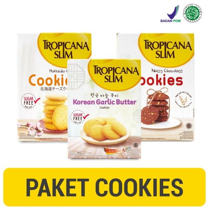 

Tropicana Slim Cookies Package (3 Box @5 Sachet)