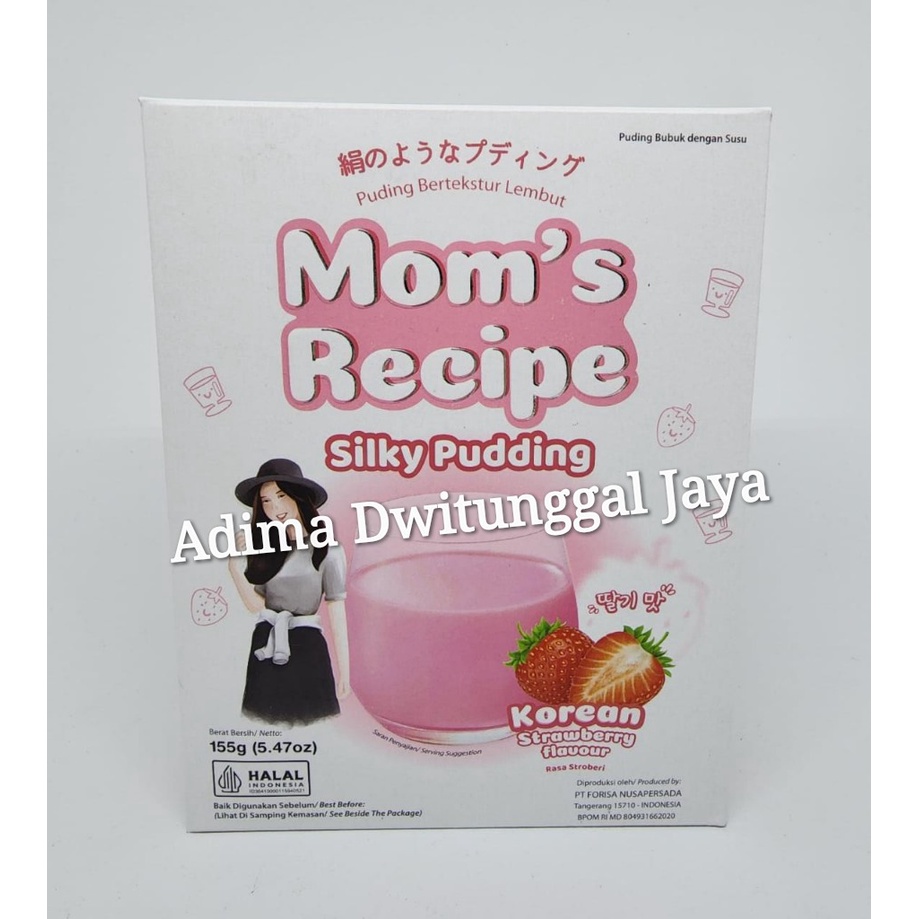 Puding / Silky Pudding Korean Strawberry / Stroberi Korea 155gr