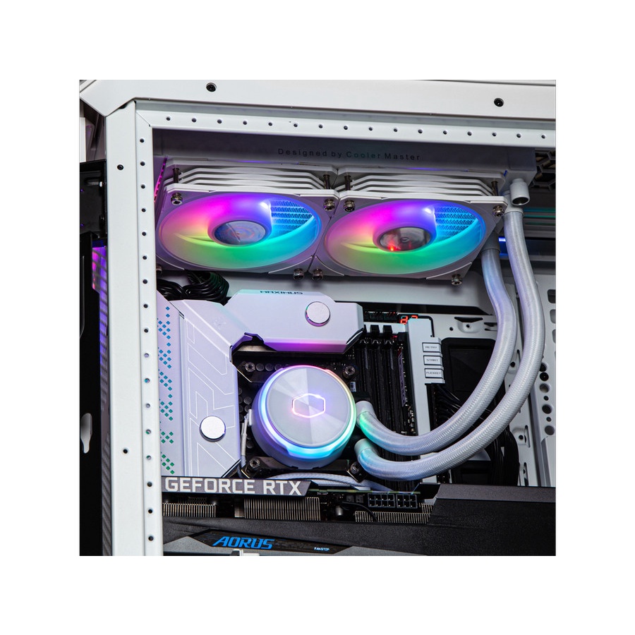 Cooler Master MASTERLIQUID PL240 FLUX WHITE ARGB AIO 240mm