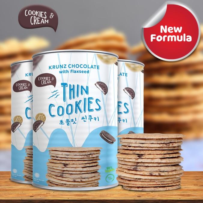 

Woca Thin Cookies Krunz Chocolate Cookies And Cream