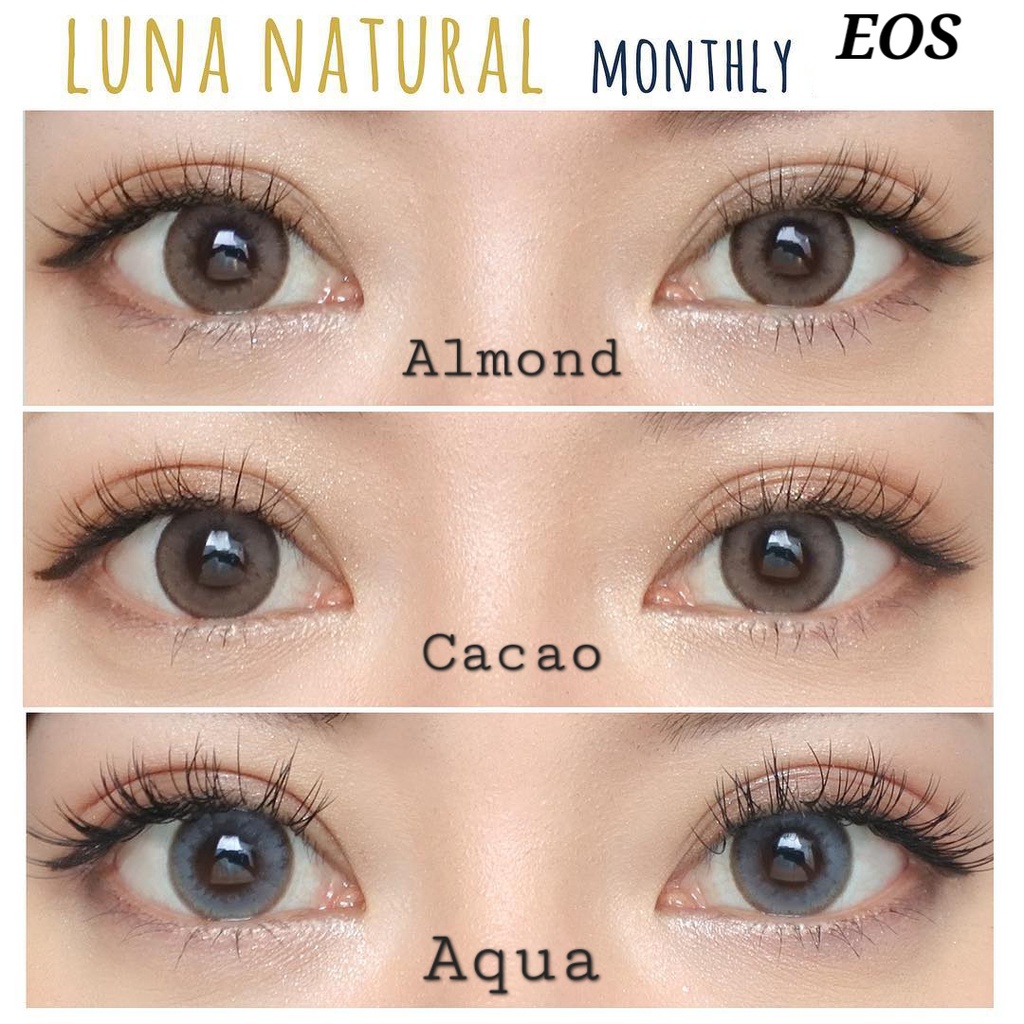 ORIGINAL SOFTLENS EOS LUNA NATURAL ALMOND NORMAL MINUS