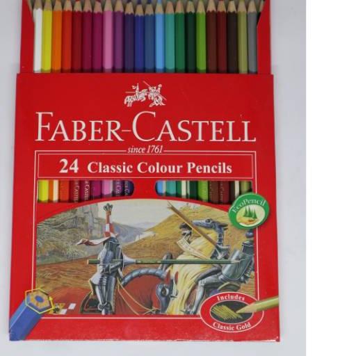 

Limited✔️⭐-Pensil Warna Faber Castell 24 per 1/2 lusin