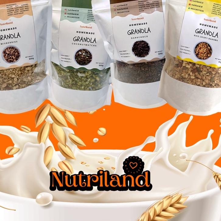

Termurah✅⭐-Granola Nutriland 1kg Sarapan Sehat Praktis Sereal Oatmeal
