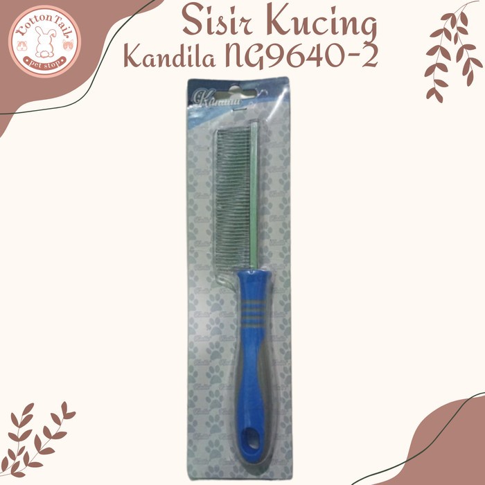 Sisir Bulu Hewan/ Kandila Sisir Besi Gagang Anjing Kucing NG9640-2