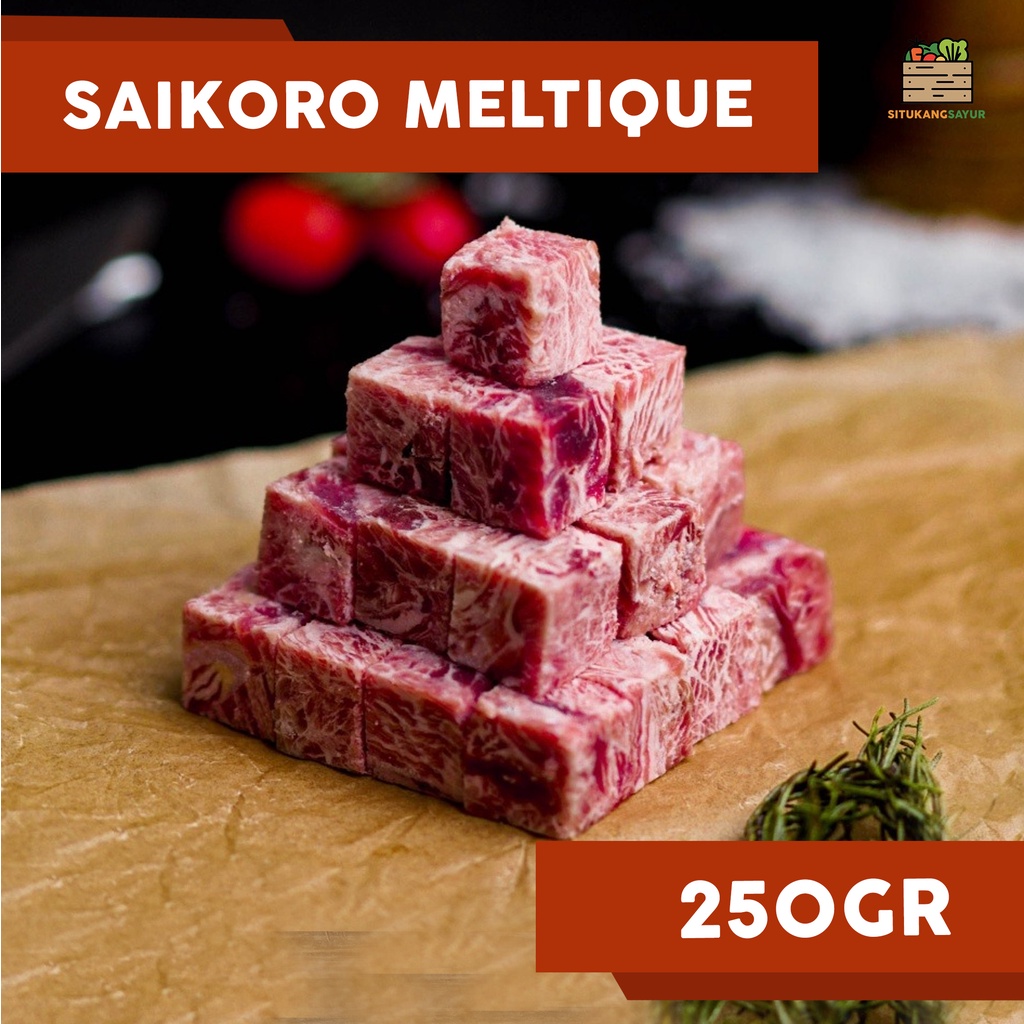 

Saikoro Meltique Beef Cube | 250gr (Kota Bandung & Sekitar)