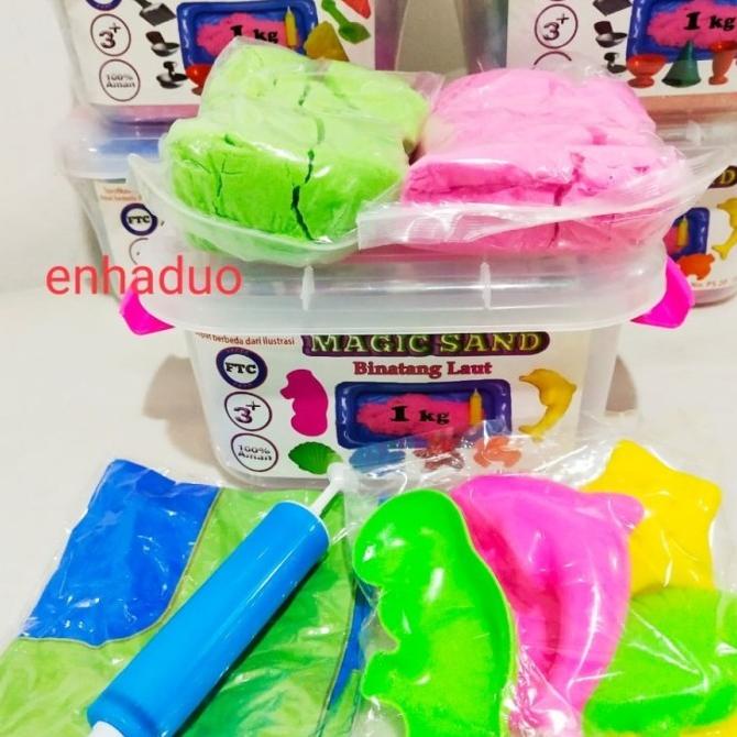 Mainan Pasir Pasiran Pantai Ajaib Kado Anak Anak Edukasi 1 Set Lengkap div06