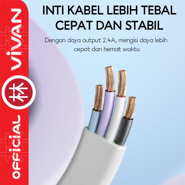 Vivan CSM100 II Micro USB 100cm Kabel Data Cable New CSM100S CSM100