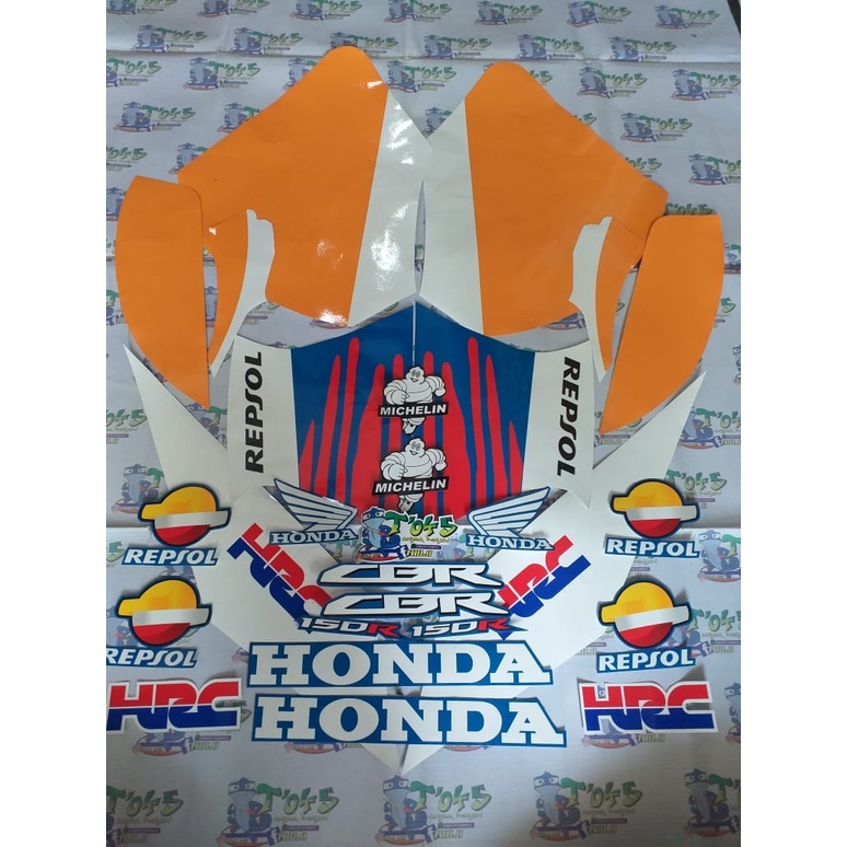 Sticker striping cbr old 150 cbu custom nsr repsol