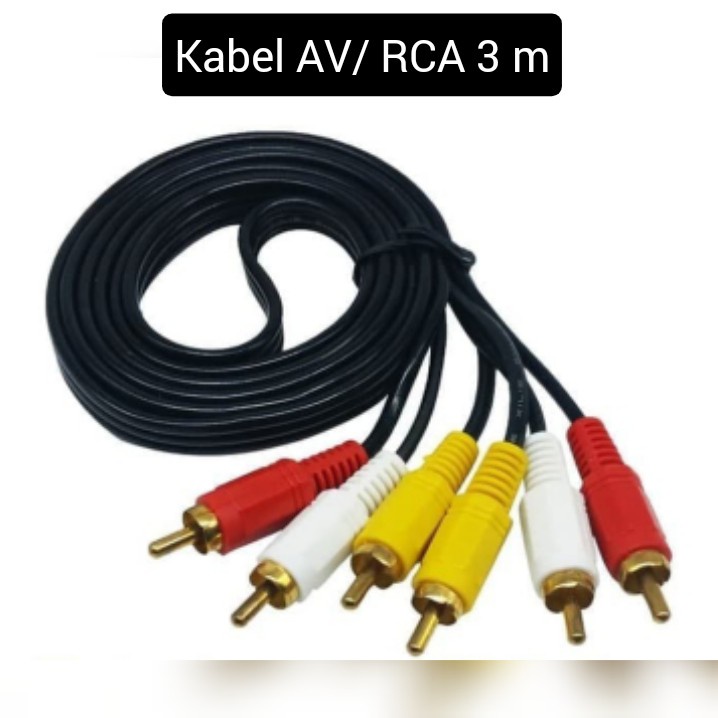 Kabel RCA DVD to TV/ Jack 3RCA Male to Jack 3RCA Male 3m