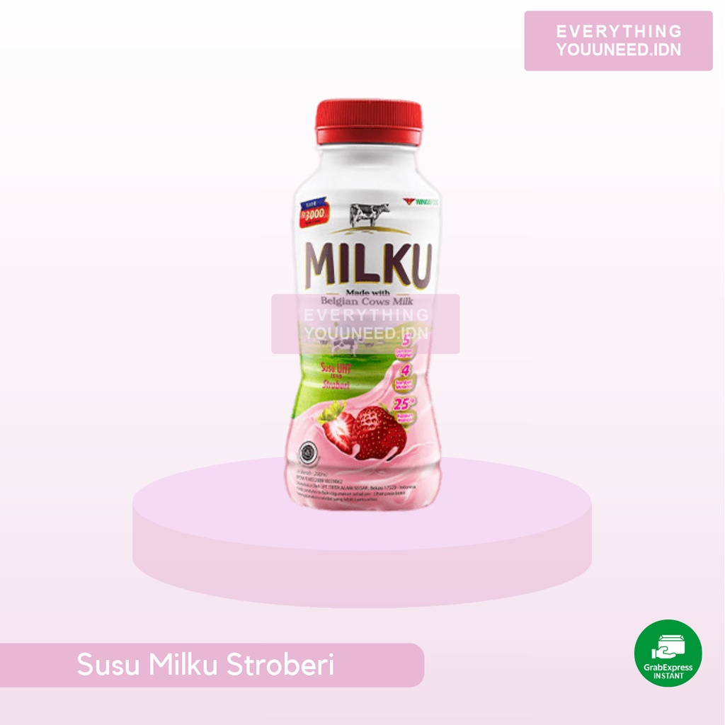 

Susu UHT Milku Stroberi 200 Ml