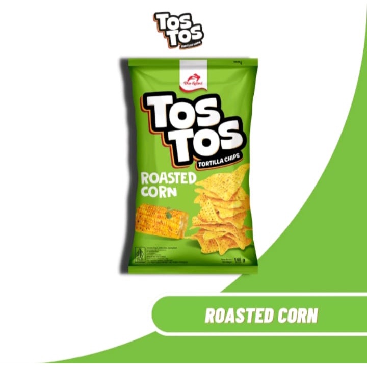 Tos Tos Tortilla Chips BARU | Dua Kelinci | 10 Bks @ 25 Gr