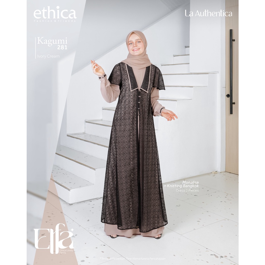 [Terbaru] Gamis Ethica Kagumi 281 Couple 164 Ready